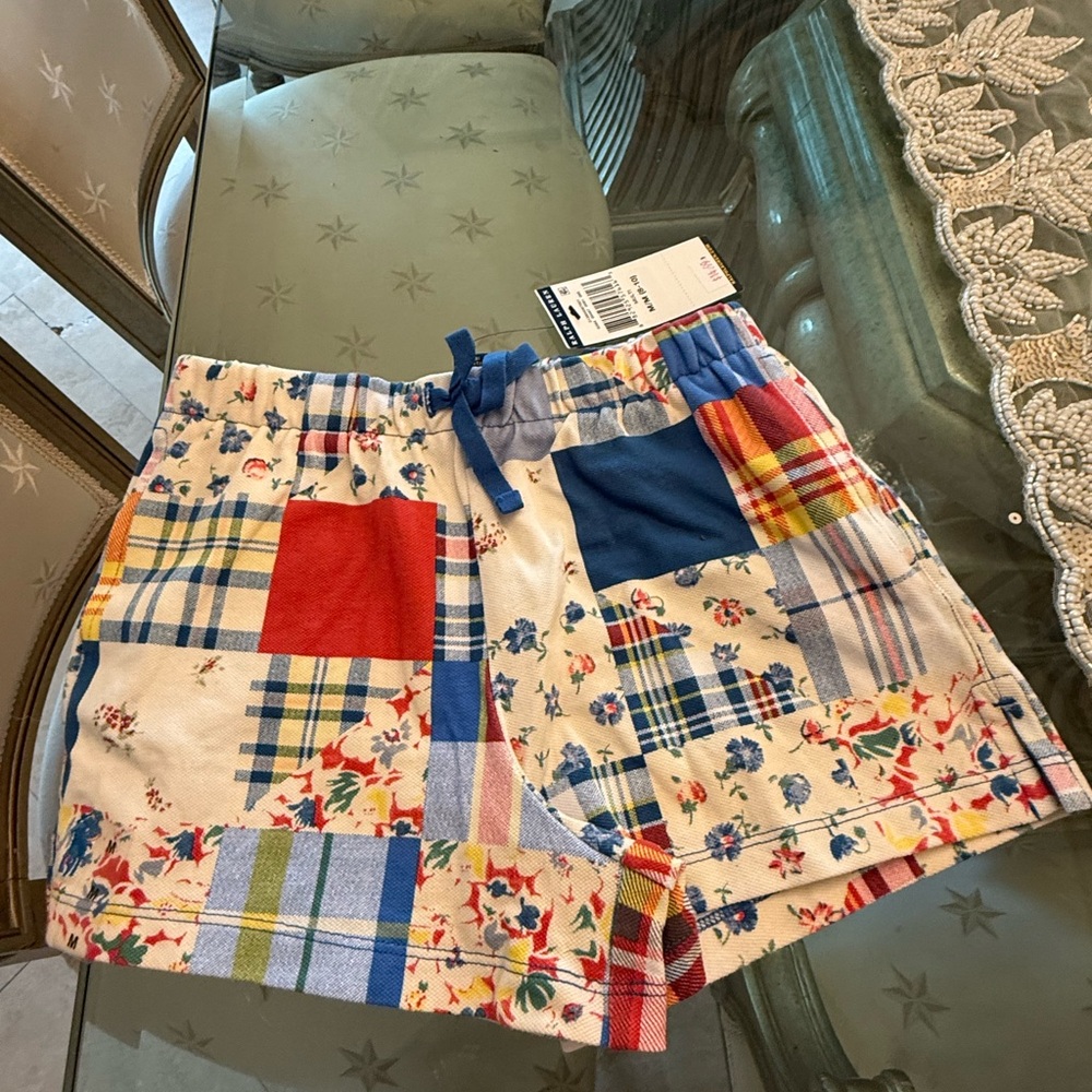 Colorful Patchwork Kids Shorts